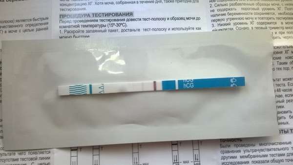 С какого срока тест на беременность показывает результат fok zdorovie ru