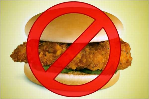 Отказ от употребления жирной и жареной пищи