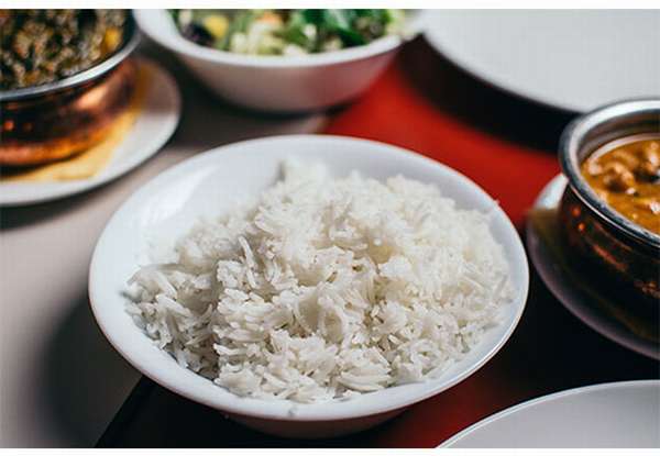 тарелка с рисом