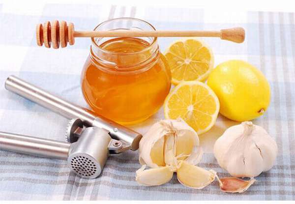 Мед. чеснок и лимон