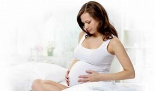 Женщина с кистой яичника при беременности