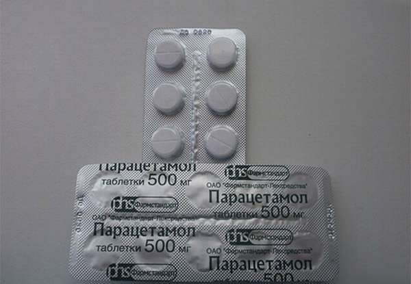 пластинка таблеток Парацетамол
