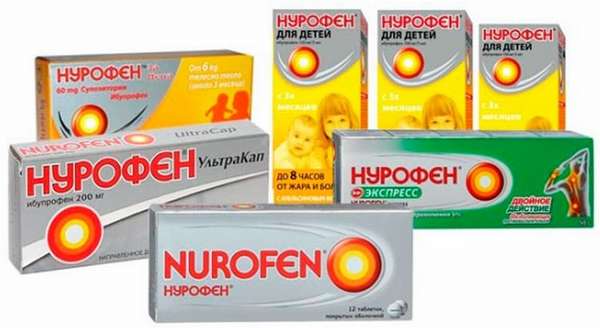 Одни из наиболее популярных препаратов на основе ибупрофена это Нурофен.