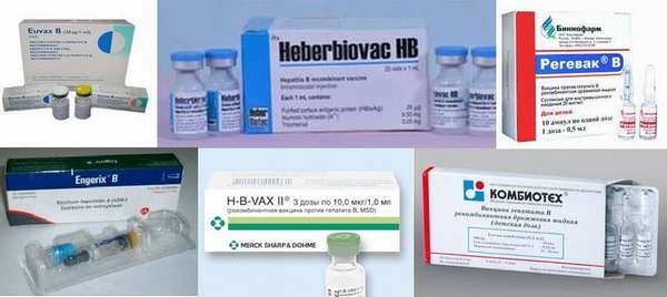 Прививка против гепатита Б может проводиться несколькими препаратами.
